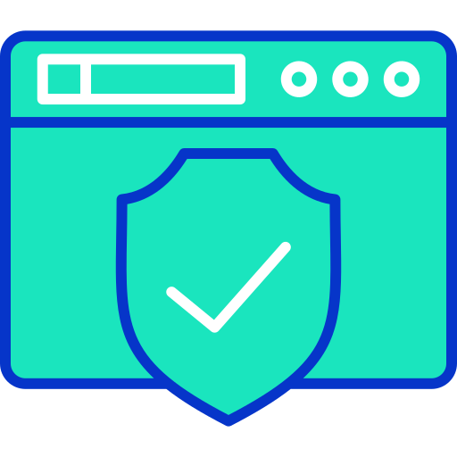 la seguridad cibernética icono gratis