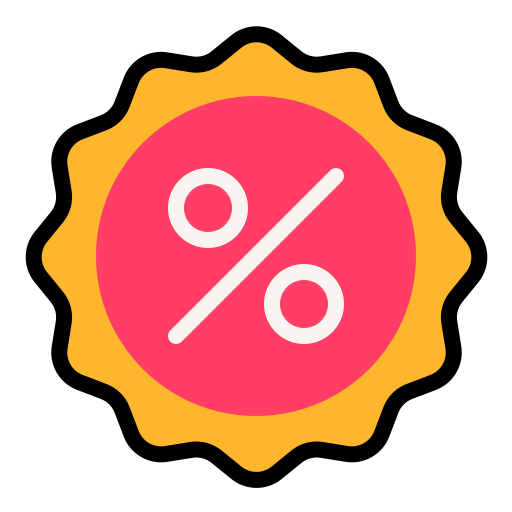 Discount Generic Outline Color icon