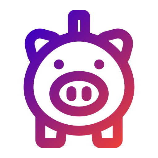 Piggy bank free icon