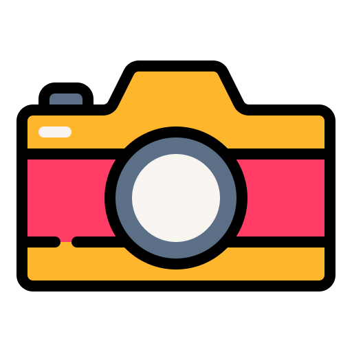 Camera Generic Outline Color icon