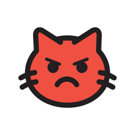 Animated Cat Angry Face Emoji Angry Emot, Stock Video