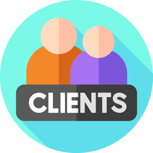 clientela icono gratis