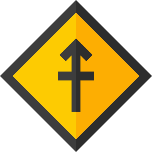 Crossroad - free icon