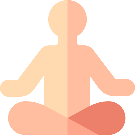 Meditation Basic Rounded Flat icon