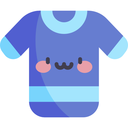 Tshirt Kawaii Flat icon