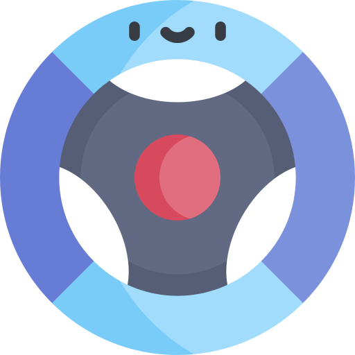 Steering wheel free icon