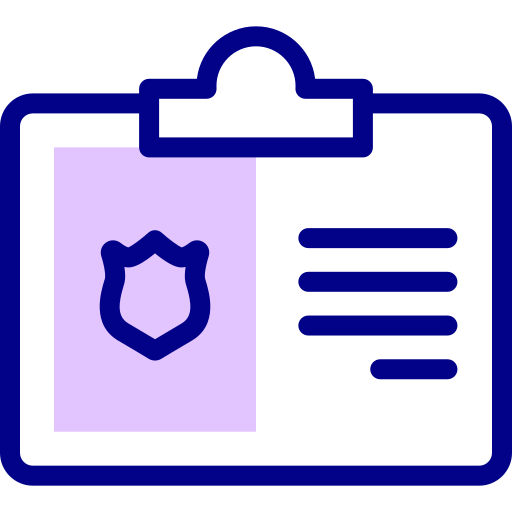 경찰 배지 무료 아이콘