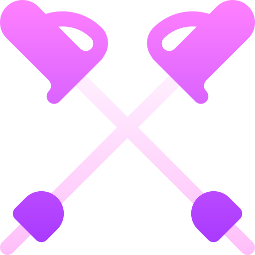 palos de esquí icono gratis