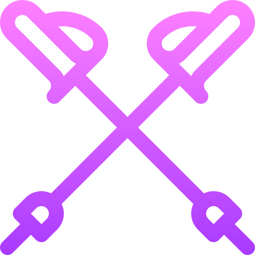 Ski sticks free icon