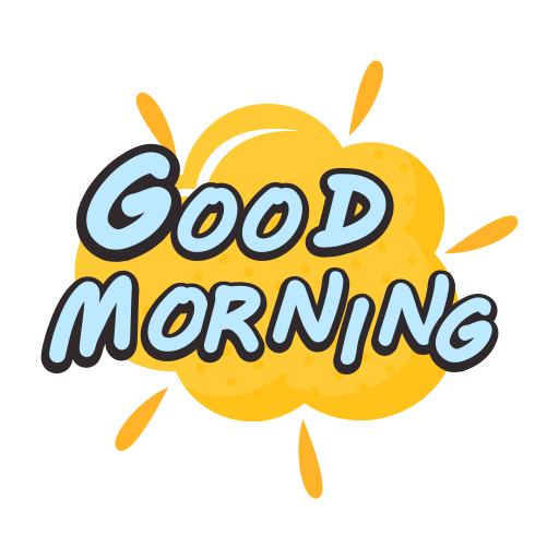 Good morning Stickers - Free communications Stickers