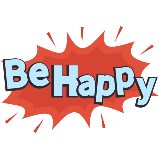 ser feliz gratis sticker