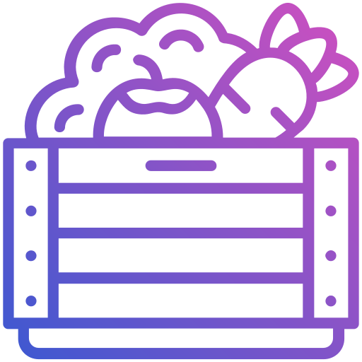 Vegetable box free icon Vegetable box free icon