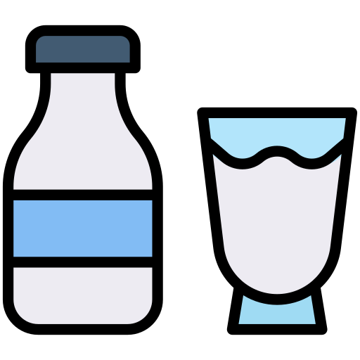 Milk free icon Milk free icon