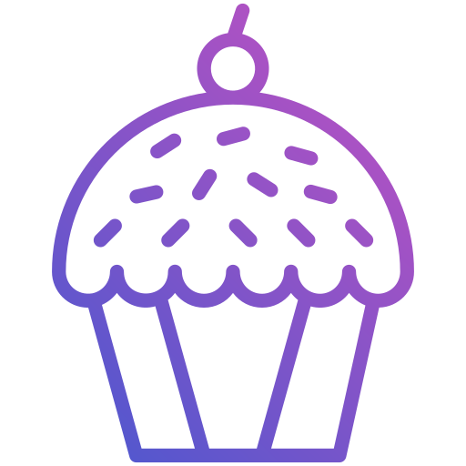 Cupcake Generic Gradient icon