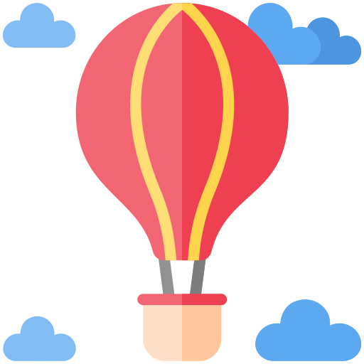 Hot air balloon Generic Flat icon