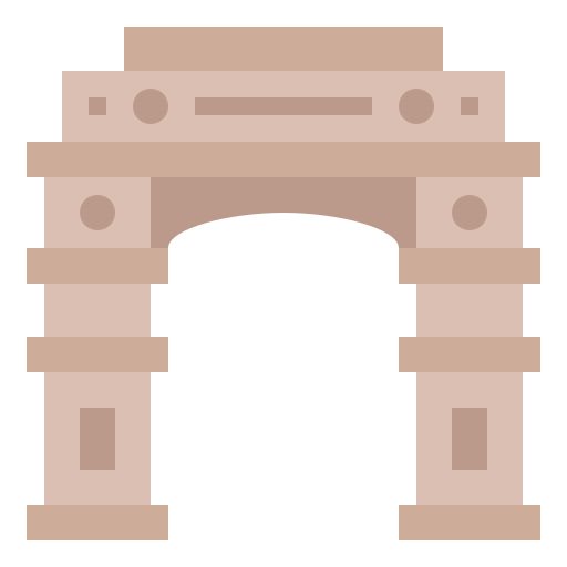 puerta de la india icono gratis