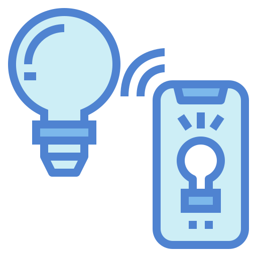 Smart light Monochrome Blue icon