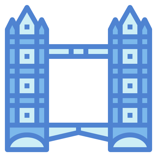 puente de la torre icono gratis