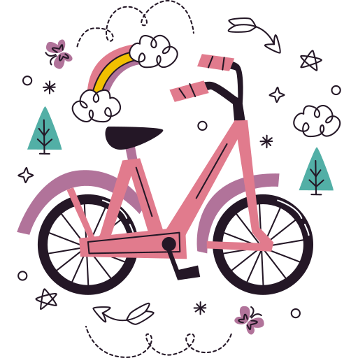 bicicleta gratis sticker