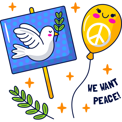 paz gratis sticker