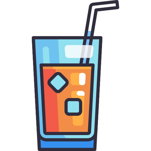 Ice Tea Generic Outline Color icon