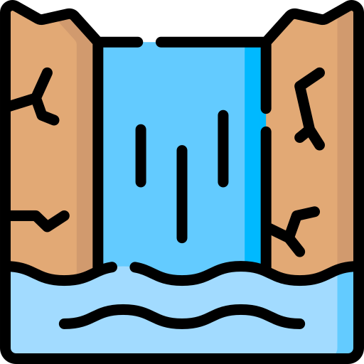 cascade Icône gratuit