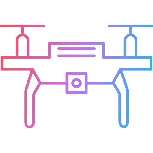 drone con cámara icono gratis