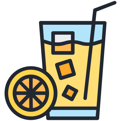 Orange juice Generic Outline Color icon