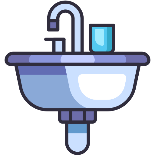 Sink Generic Outline Color icon