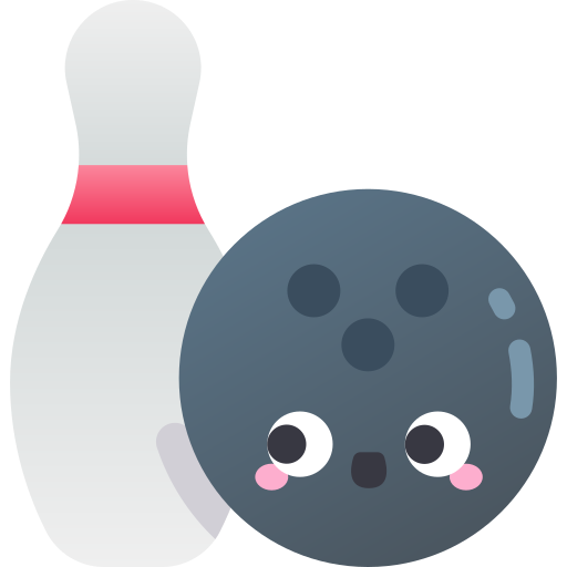 Bowling Kawaii Star Gradient icon