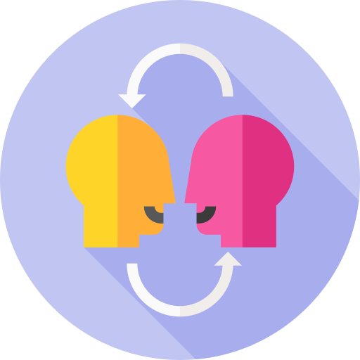 Empathy Flat Circular Flat Icon