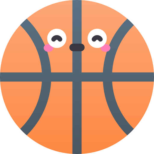 Basketball Kawaii Star Gradient icon