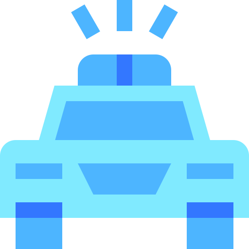 carro de policia grátis ícone