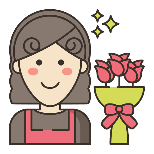 florista icono gratis