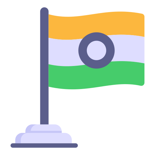 bandera india icono gratis