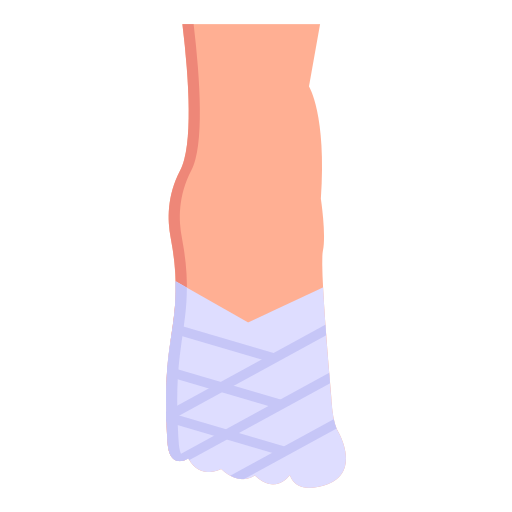 Plastered foot Generic Flat icon