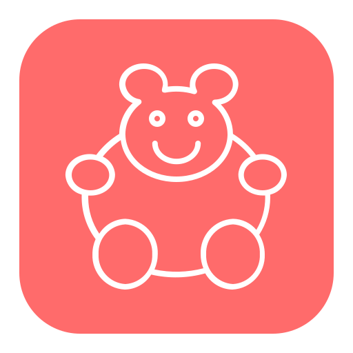 oso de peluche icono gratis