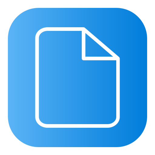 Files Generic Flat Gradient icon