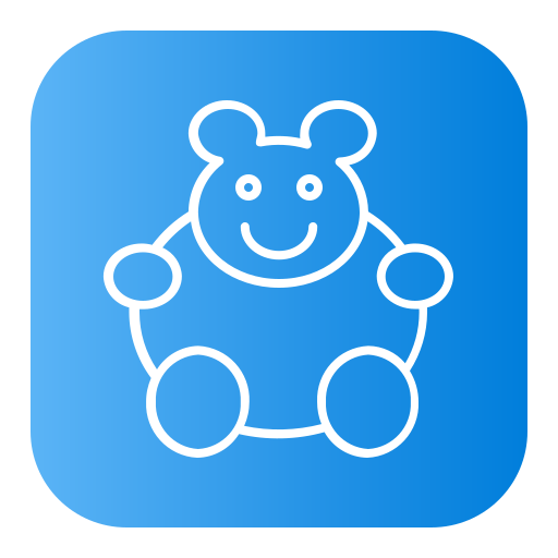 oso de peluche icono gratis