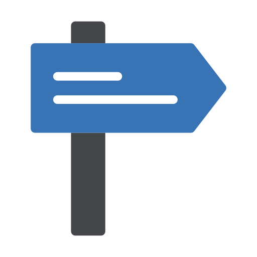 Direction sign free icon Direction sign free icon