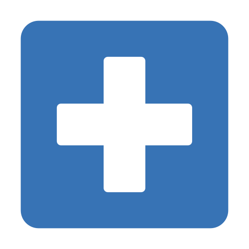 Hospital Generic Blue icon