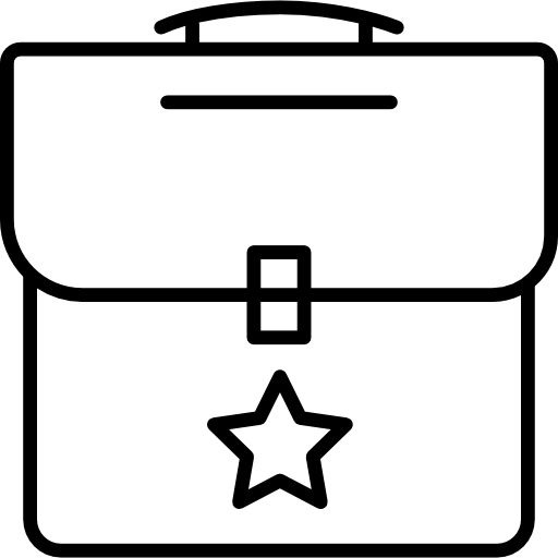 maletín icono gratis