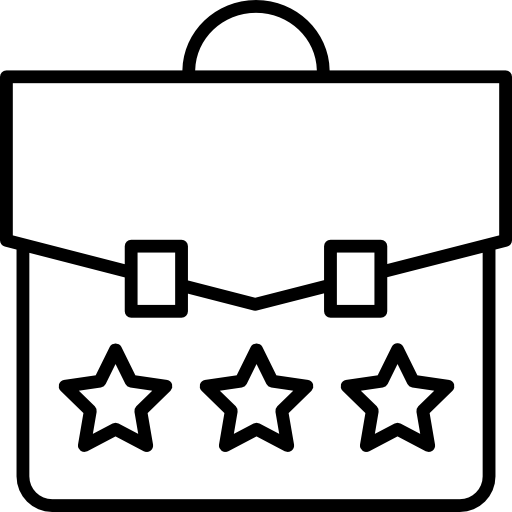 maletín icono gratis