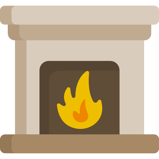 Fireplace - free icon