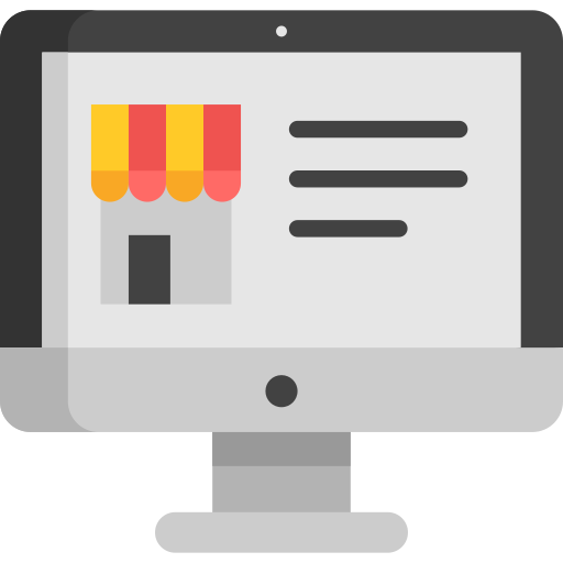 Online shop free icon Online shop free icon