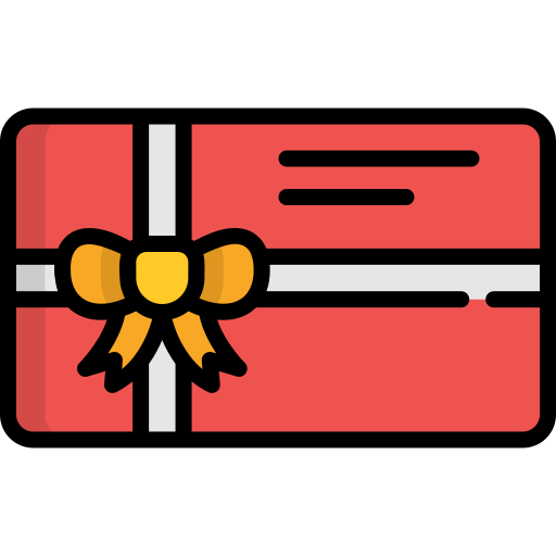 tarjeta de regalo icono gratis