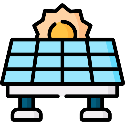 panel solar icono gratis