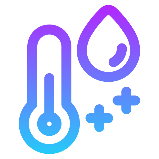 baja temperatura icono gratis