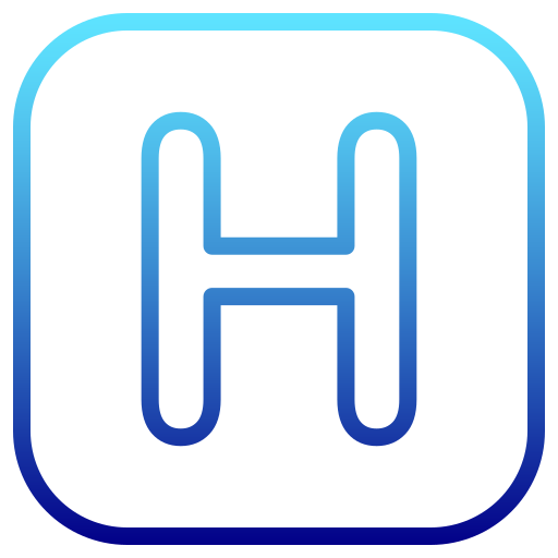 Letter h Generic Gradient icon