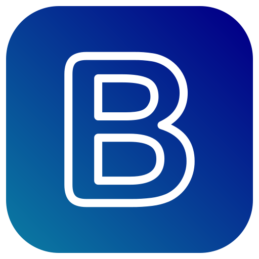 Letter B Generic Flat Gradient Icon